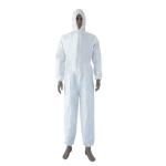 Chemical Disposable Protective Coverall , Breathable Disposable Coveralls With