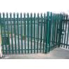 Buy cheap Galvanized Euro W Pale 70mm Steel Palisade Fencing 1.8*2.75m For Residential from wholesalers