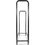 4 Inch Outside Fire Log Holder For Cutting Firewood , Heavy Duty Firewood Rack