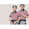 Buy cheap Combed Cotton Restaurant Uniforms Polo Shirts Contrast Color For Men And Women from wholesalers