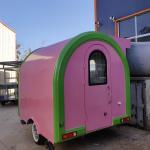 Portable Food Catering Trailer Fully Equipped Mobile Kitchen Easy Maintaining