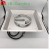 Buy cheap Silver Stainless Steel Square Fire Pit Burner Pre Rusted from wholesalers