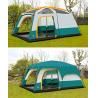 Buy cheap 8 to 12 person Tent Triple Camping Tent Three Rooms Family Camping Tents Well-ventilated Waterproof (HT6100) from wholesalers