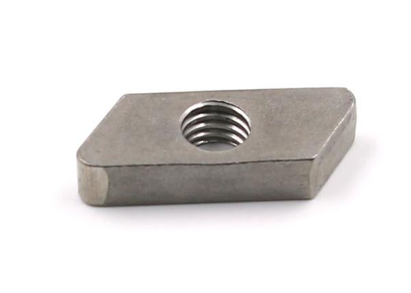 Buy cheap Furniture Industrial Stainless Steel Square Nuts Corrosion Resistance from wholesalers