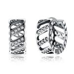 0.17oz 1.6cm Sterling Silver Jewelry Earrings Hypoallergenic Crown Stud Earrings