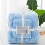 Knitted Microfiber Coral Fleece Bathroom Bath Towel Sets Perfect for Everyone's