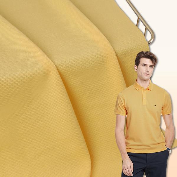 Buy cheap Heavy Weight Cotton T Shirt Fabric 235g 32S Tight Combed Pique Texture from wholesalers