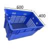 Buy cheap 100% HDPE Collapsible Moving Plastic Crate 600 X 400 X 315mm Heavy Duty Durable from wholesalers