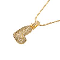 Buy cheap Crystal CZ Letter Pendant Necklace Gold Plated Initial 26 Hip Hop Charms product