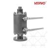 Buy cheap DN50 DBB Forging Carbon Steel Ball Valve High Pressure Double Block Double Bleed Ball Valve DBB Double Ball Valve 2" from wholesalers