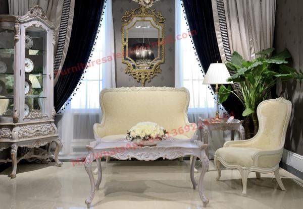 Buy cheap Nice Design for Neoclassical Leisure Sofa set by Wooden Carving Frame and Fabric from wholesalers