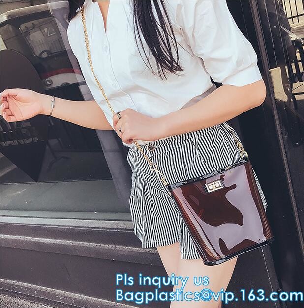 Waterproof Promotional Clear Tote Pvc Handle Shopping Bag, PVC Mat Waterproof Reusable Tote Shopping Bags, Summer Soft P