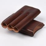 Luxury Brown Custom Logo Cigar Gift Box Packaging Cigar Case