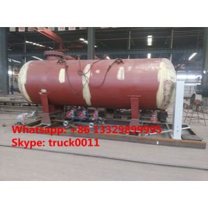Buy cheap Hot sale 5metric tons lpg gas tank with refilling system for gas cylidners filling, 5MT skid lpg gas refilling plant from wholesalers