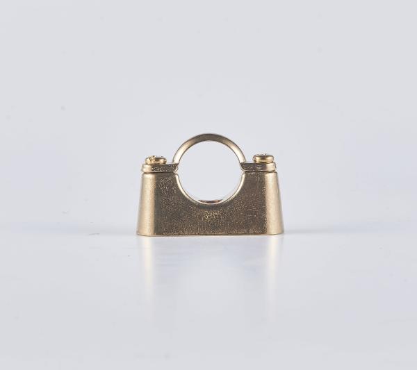 Industrial Brass Tube Clamp For Plumbing Securely Holds Pipes Water Throwing /