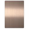 Buy cheap Hairline finish Rose Gold colored stainless steel sheet 1219*2438mm with PVC coating from wholesalers