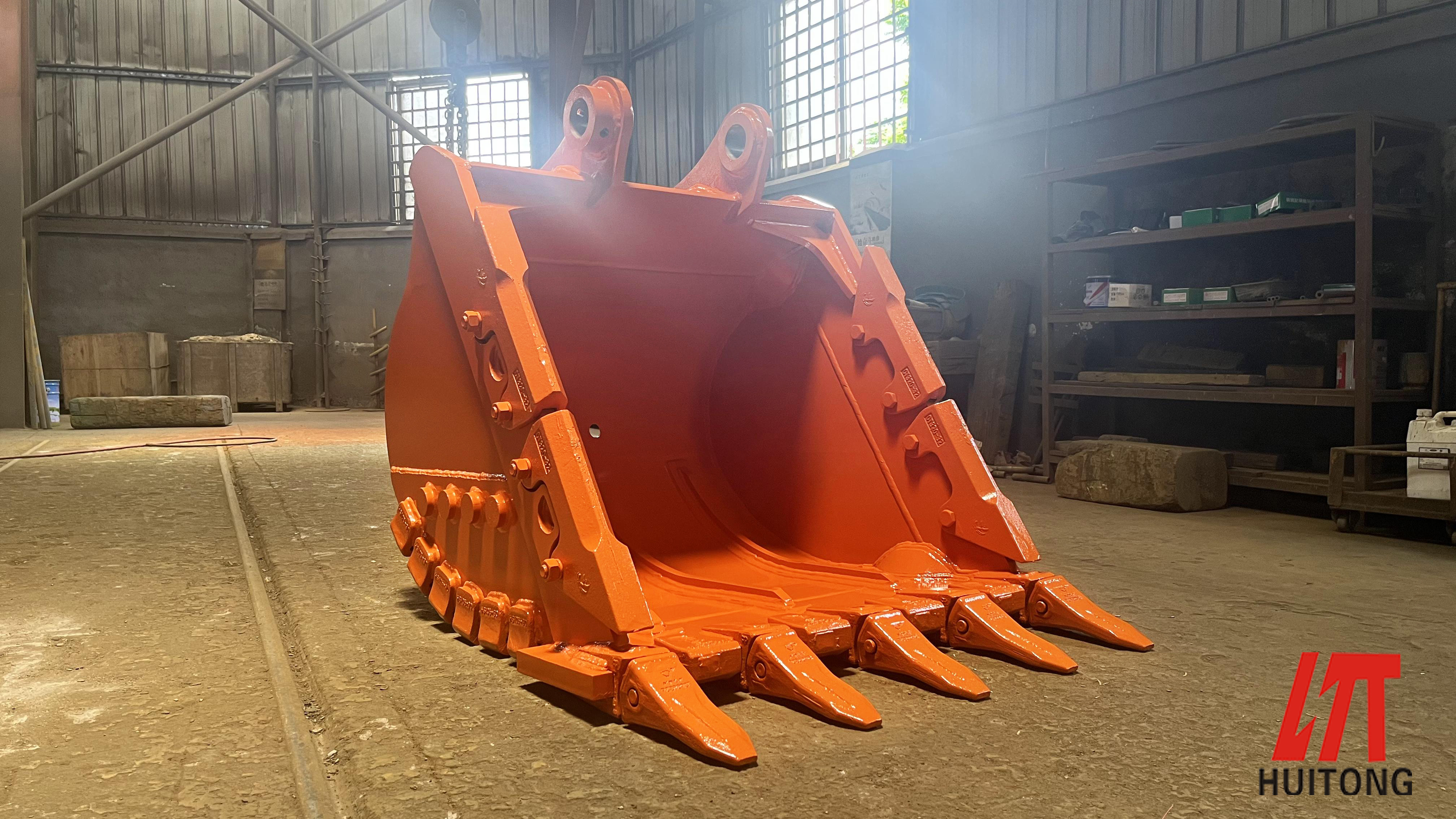 Hardox400 Excavator Mining Bucket New Q355/NM400 Customized Weight