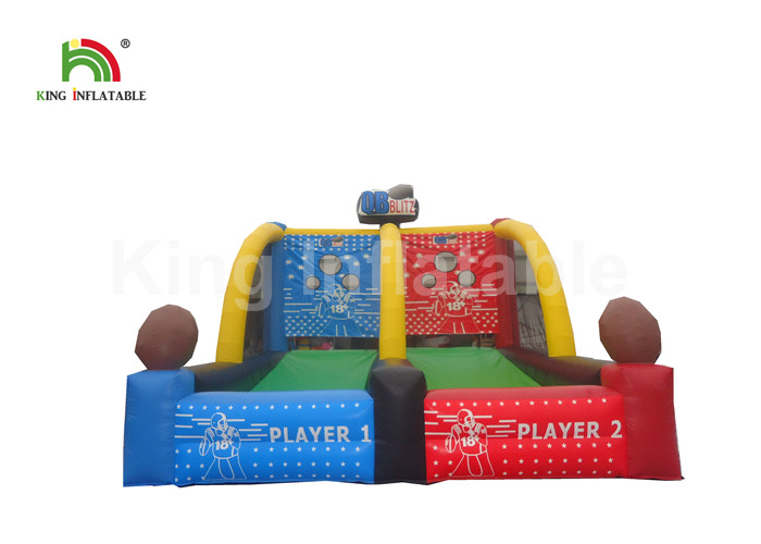 Customized Basketball Shooting Inflatable Sports Games For Adults CE / UL Approved