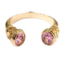 Buy cheap Religious Type Other Silver Jewelry Garnet Stones Brass Bracelet Bangle Plating product