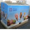 Buy cheap 335L Commercial Ice Cream Chest With Top Open Sliding Curved Glass Door from wholesalers