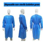 Disposable Gown SMS Non-Woven Fabric Antistatic Waterproof Isolation Gown