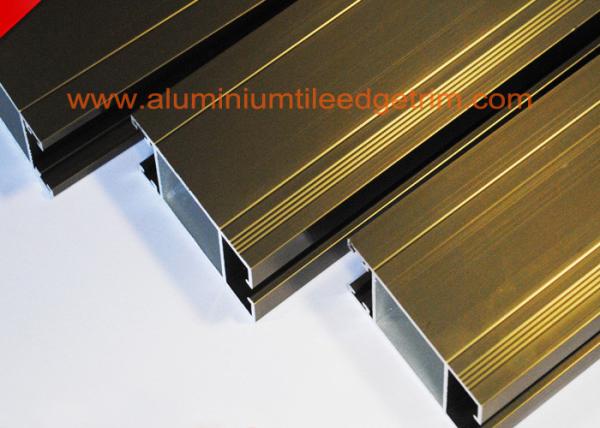 Buy cheap Anti Corrosion Aluminium Door Profiles Extrusions Electrophoresis Champagne Color from wholesalers