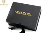 Cardboard Gift Boxes Hair Extension Packaging With Satin Insert Matte Lamination