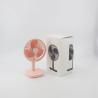 Buy cheap 3 Speeds Rechargeable Table Fans PSE Small Desk Fan Battery Operated from wholesalers