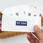 KILINE Custom Design Single Packed Cleaning Wet Wipes Individual Wrapped Sachet