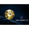 Buy cheap Rynthetic Yellow Moissanite Round , Flower , Star G or H In Color from wholesalers