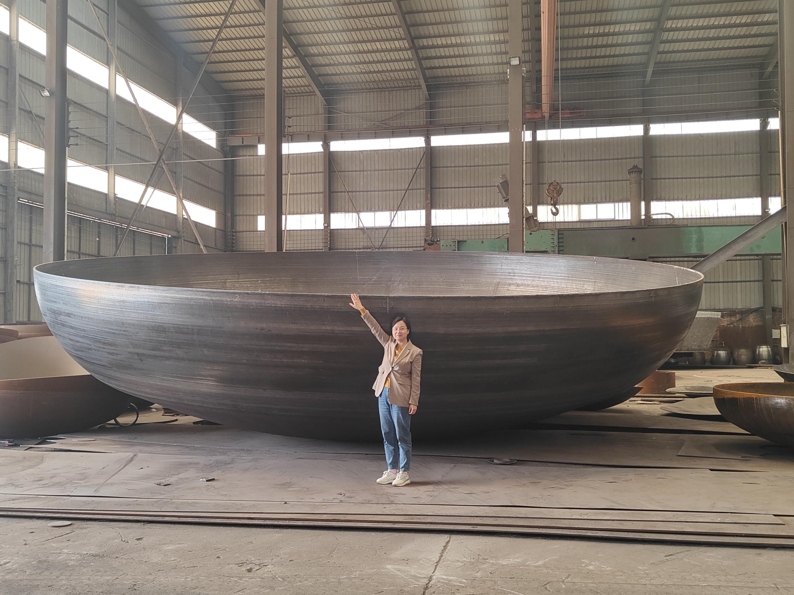 Customized Carbon Stainless Steel Astm Elliptical Heads For Pressure Storage Tank Head
