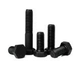 High Strength DIN933 Carbon Steel Hexagon Bolt with Oxidation Blackened Outer