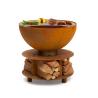 Buy cheap Half Ball Rusty Barbecue Corten Steel BBQ Grill Wood Burning from wholesalers