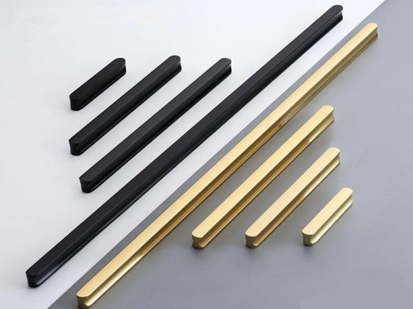 Buy cheap Smple Modern Aluminum long handles Factory Price Top quality plated 1200mm Gold Cabinet Handle from wholesalers