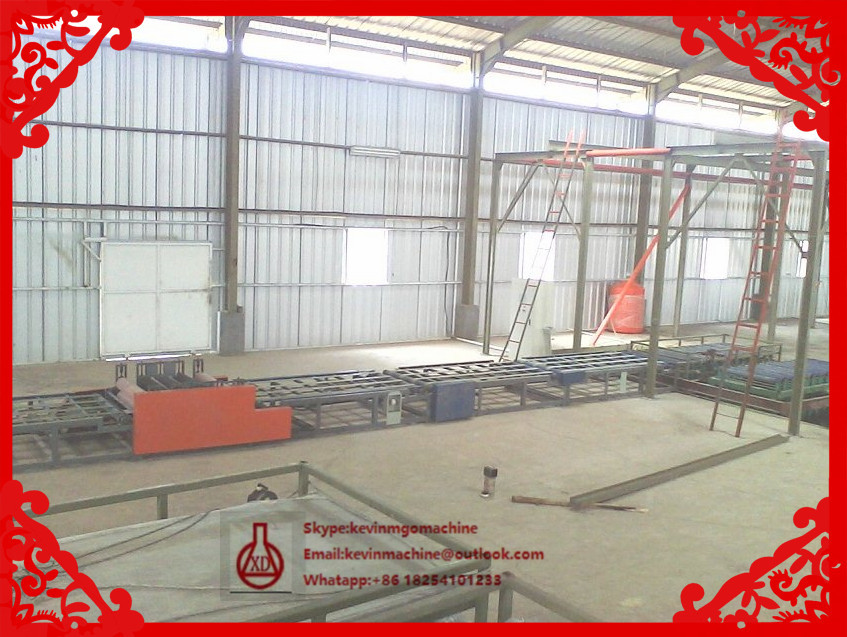 Construction Material Mgo Board Production Wall Panel Equipment with 2500 Sheets Capacity