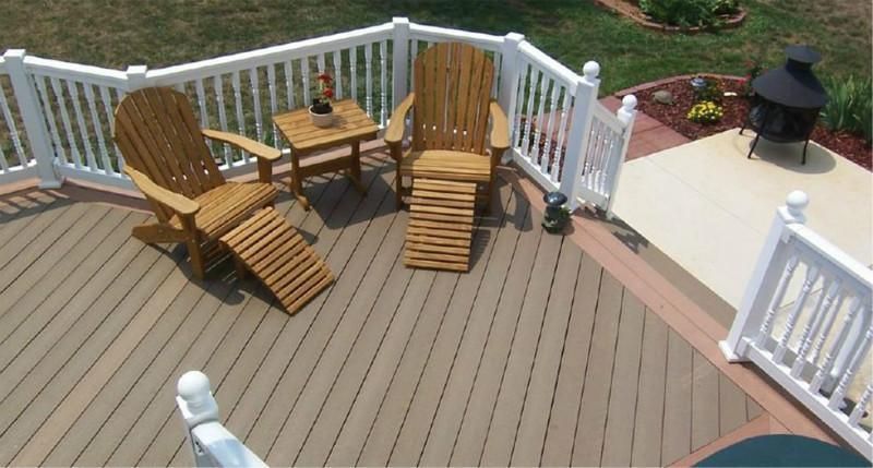 WPC (wood plastic composite) Decking for Outdoor Garden Flooring, Fence