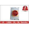Buy cheap Industrial Rotary Switch 4 Pole , 50 Amp Isolator Switch Disconnector from wholesalers