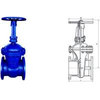 Buy cheap Electric Actuated Water Cast Steel Gate Valve 150lb - 1500lb Pressure product