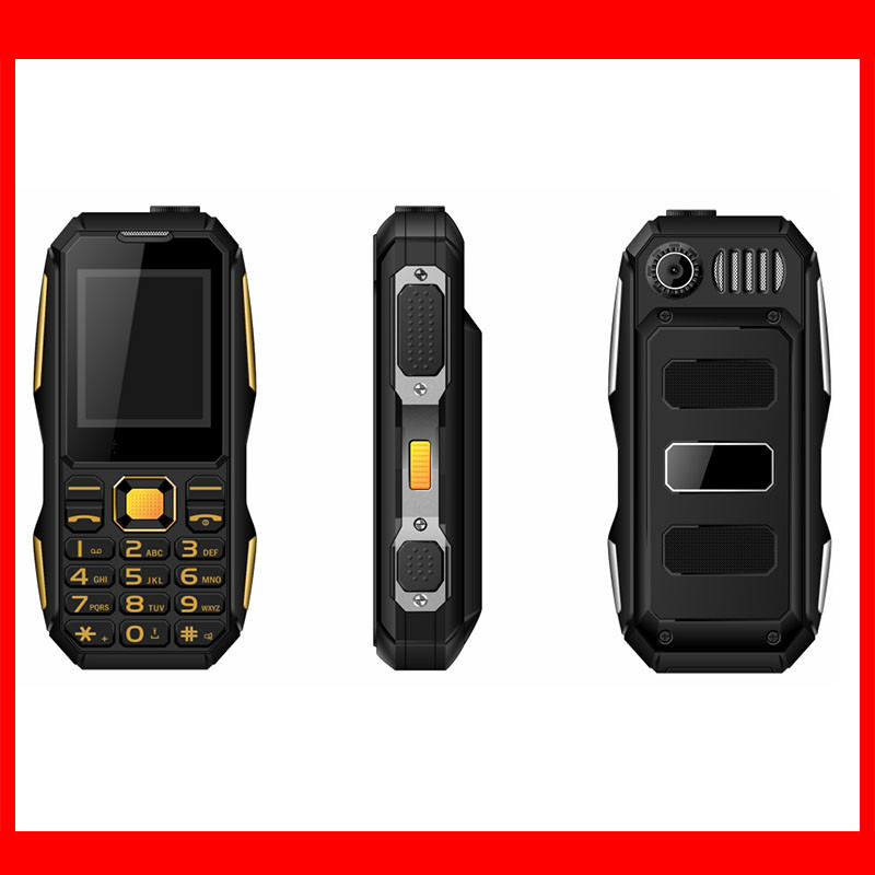 1.77inch outdoor tough phone with magic voice output radio big speaker 1200mah battery storage feature rugged phone