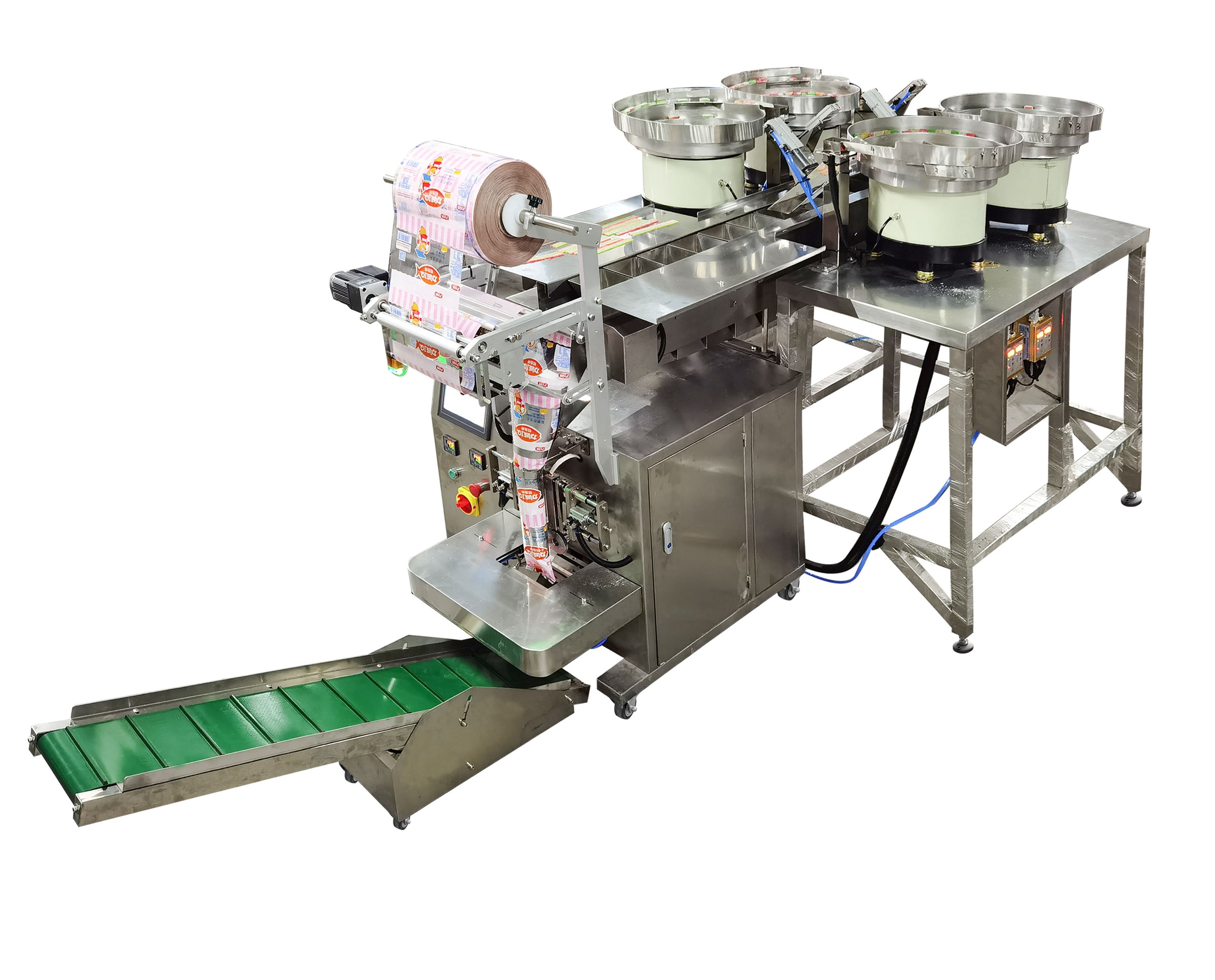 Automatic Screw and Plastic Dowel Set Counting and Small Bag Pouch Packing Machine