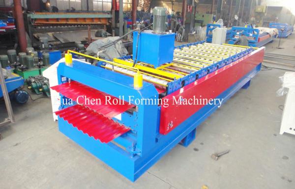 Buy cheap 1.2 Inch Single Chain Drive Roof / Wall Sheet Metal Roll Forming Machines from wholesalers