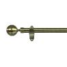 Buy cheap Anti-Brass Metal Curtain Rods With Aluminum Ball Shape Curtain Finials Suitable For Living Room And Bedroom from wholesalers