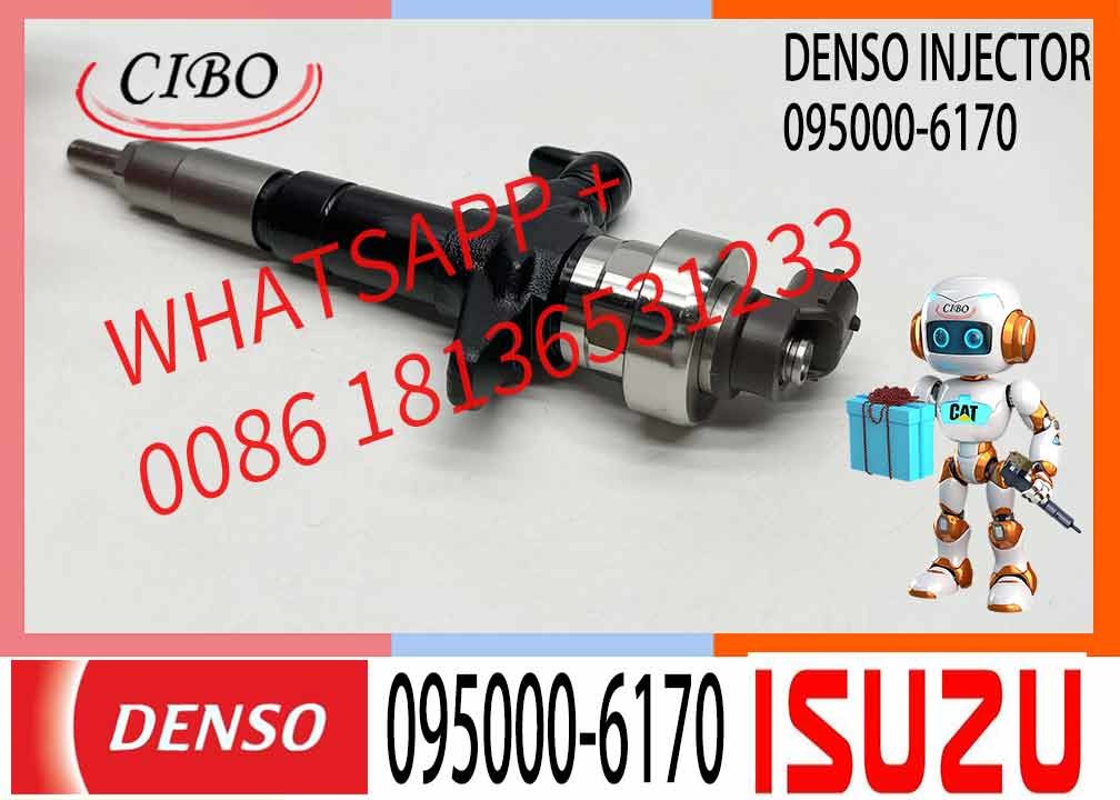 Denso Fuel Injector assy 095000-6170 8-98055863-0 8-98011605-0 For ISUZU D-MAX diesel Engine 4JJ1