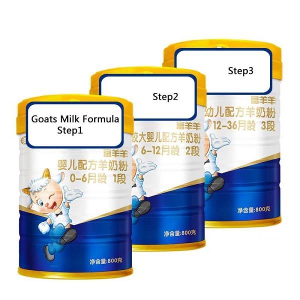 Buy cheap 800g Dairy Baby Goat Milk Powder Delicious Flavor Stage 3 12-36 Months from wholesalers