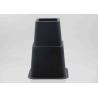 Buy cheap KR-P0246 Adjustable 8 Inch Bed Risers , Plastic Black Furniture Risers Set Of 4 from wholesalers