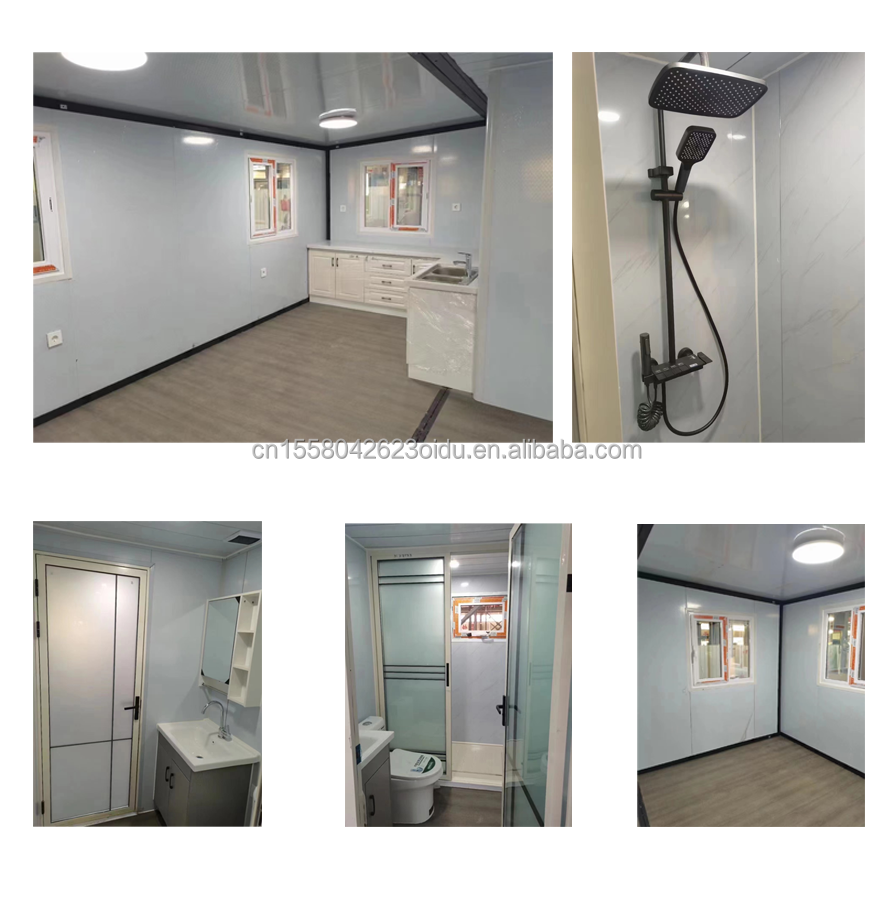 Modern Design 40ft Folding Expandable Flat Prefabricated Container House with Good Prices and Aluminum Alloy Windows