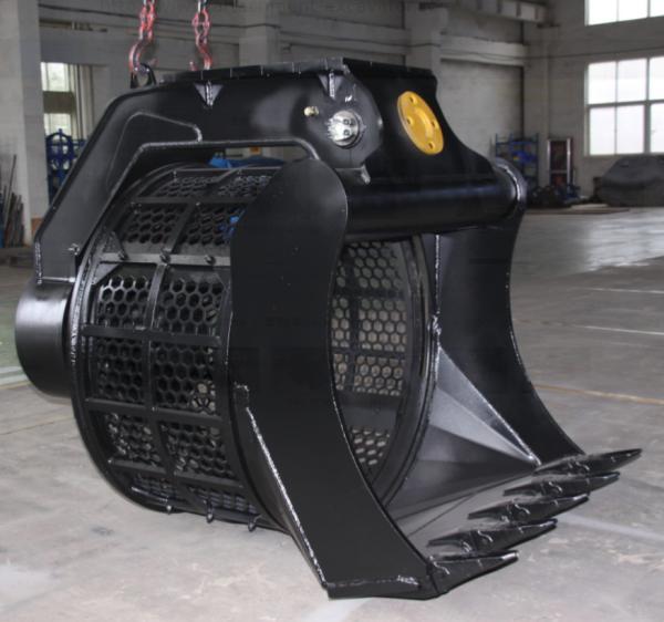 Buy cheap 2.1m3 Soil Screener For Excavator Screening Bucket 1500kg Agriculture from wholesalers