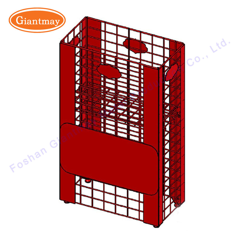 Modern Grocery Store Promotion Rack Stand Dump Bin Wire