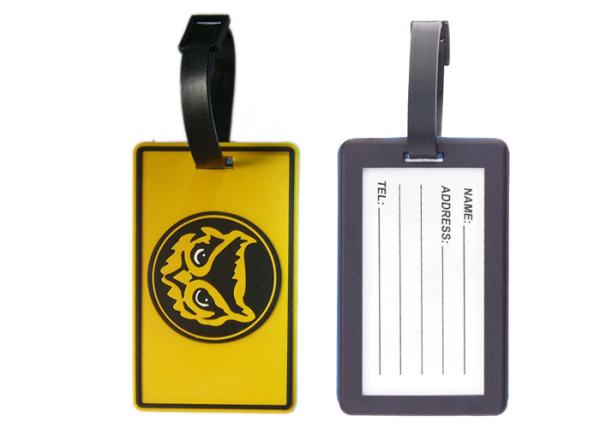 Buy cheap High Quality Cool Soft PVC Luggage Tag, Promotional Printed Luggage Tags from wholesalers