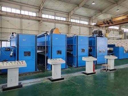 300kg/H - 700kg/H Geotextile Needle Punching Production Line Non Woven Punching